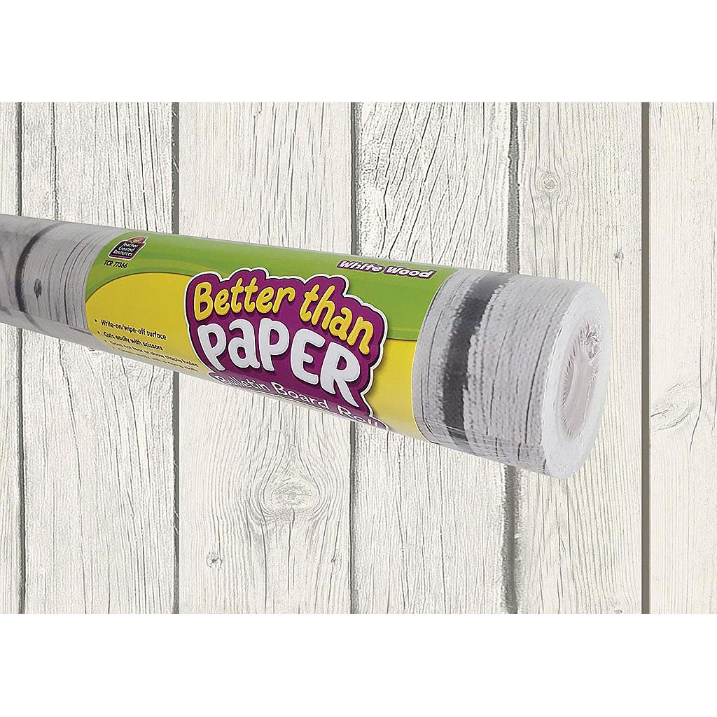 White Wood Better Than Paper Bulletin Board Roll | Teacher Direct